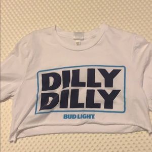 bud light crop top